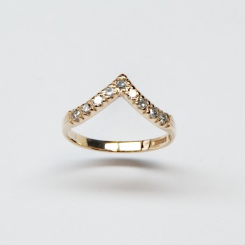 9ct Gold Diamond Ring