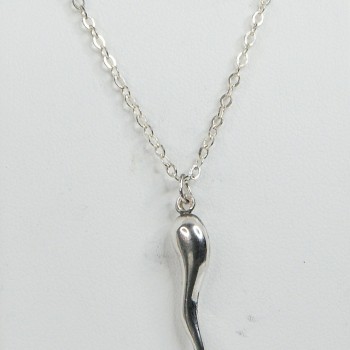 Sterling Silver Horn of Plenty Pendant and Chain